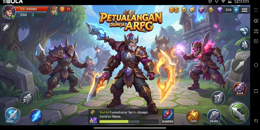 Gameplay seru 11BOLA dengan pertarungan intens dan karakter yang beragam.