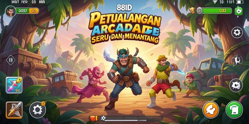 Menampilkan gameplay seru dari 88ID yang penuh tantangan.