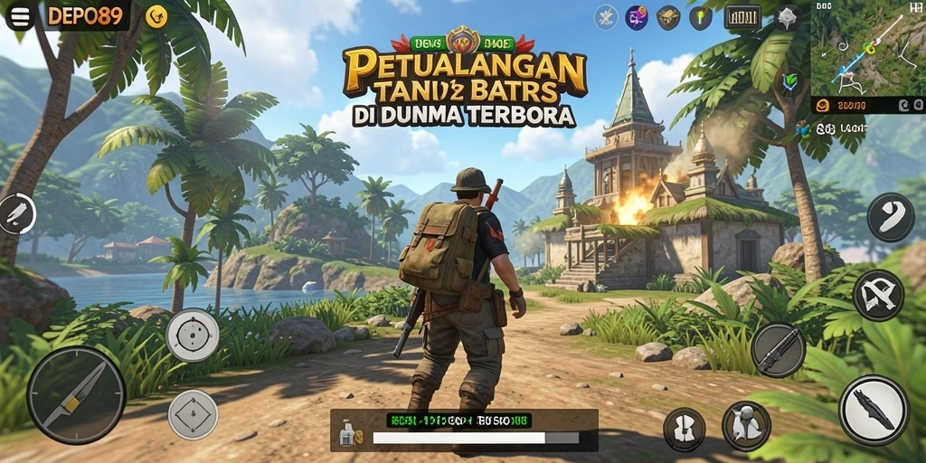 Tangkapan layar menunjukkan gameplay mendebarkan di dunia terbuka DEPO89.