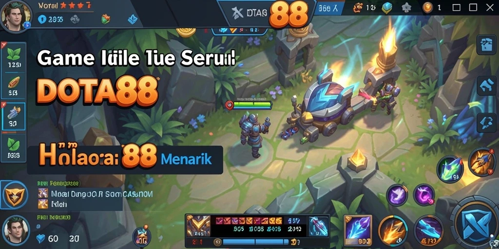 Tampilan gameplay DOTA88 yang seru dan menarik.