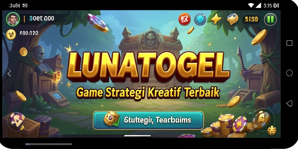 Tampilan gameplay LUNATOGEL yang menarik dan penuh strategi.