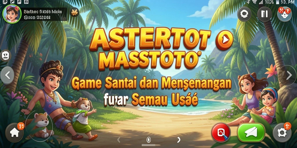 Tampilan gameplay MASTERTOTO yang menarik dan penuh warna.