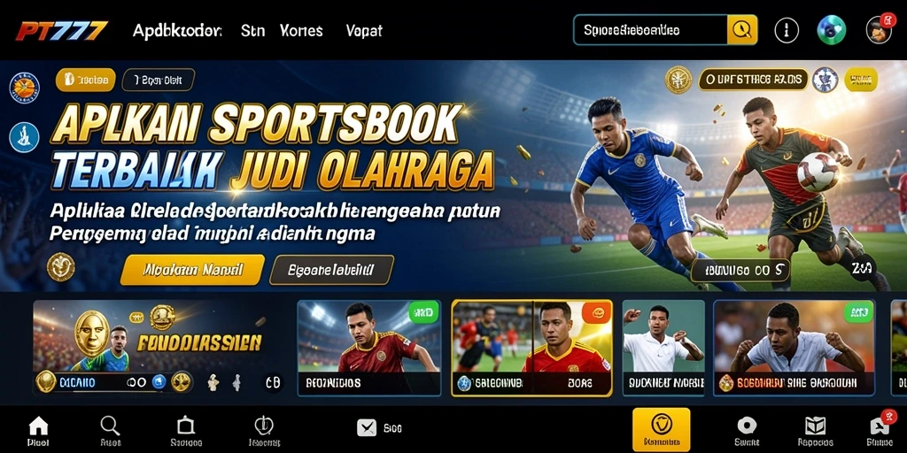 Gameplay PT777 yang menunjukkan taruhan olahraga secara langsung dan informatif.