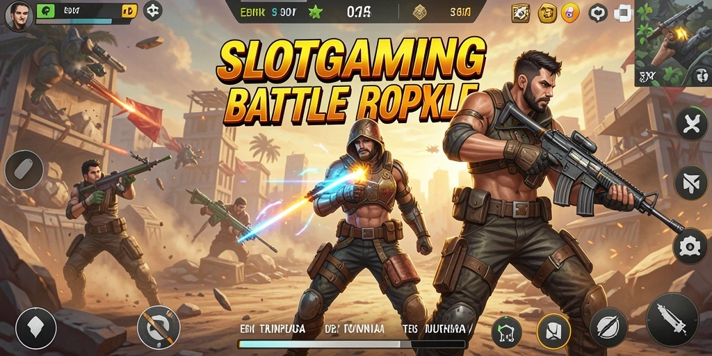 Tangkapan layar menampilkan gameplay intens Battle Royale.