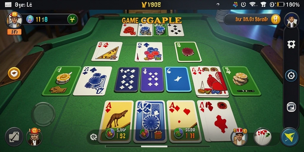Menampilkan gameplay seru Gaple di V87.