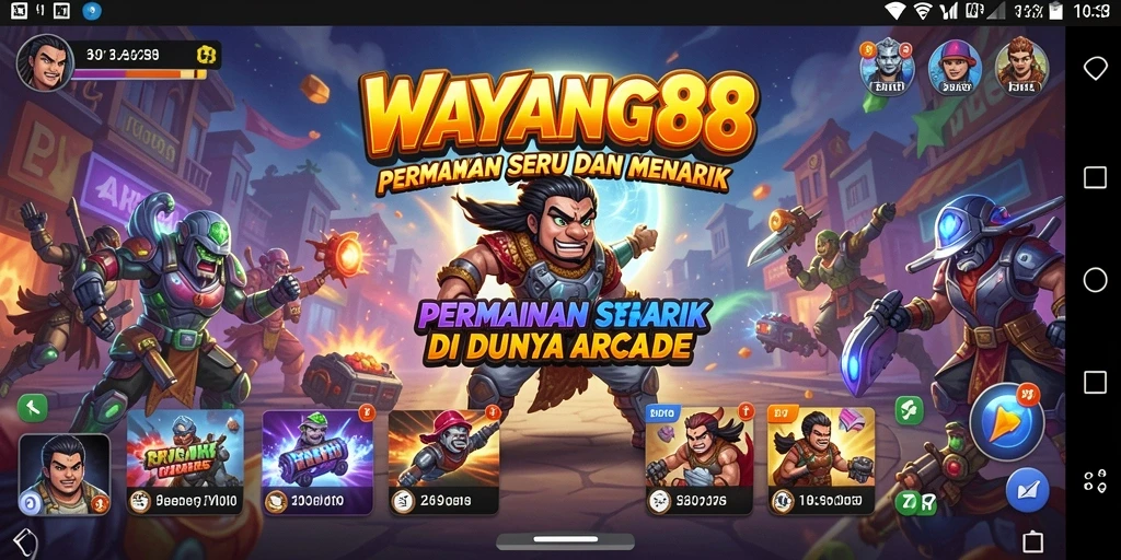 Tampilan gameplay seru dari WAYANG88 yang memikat.